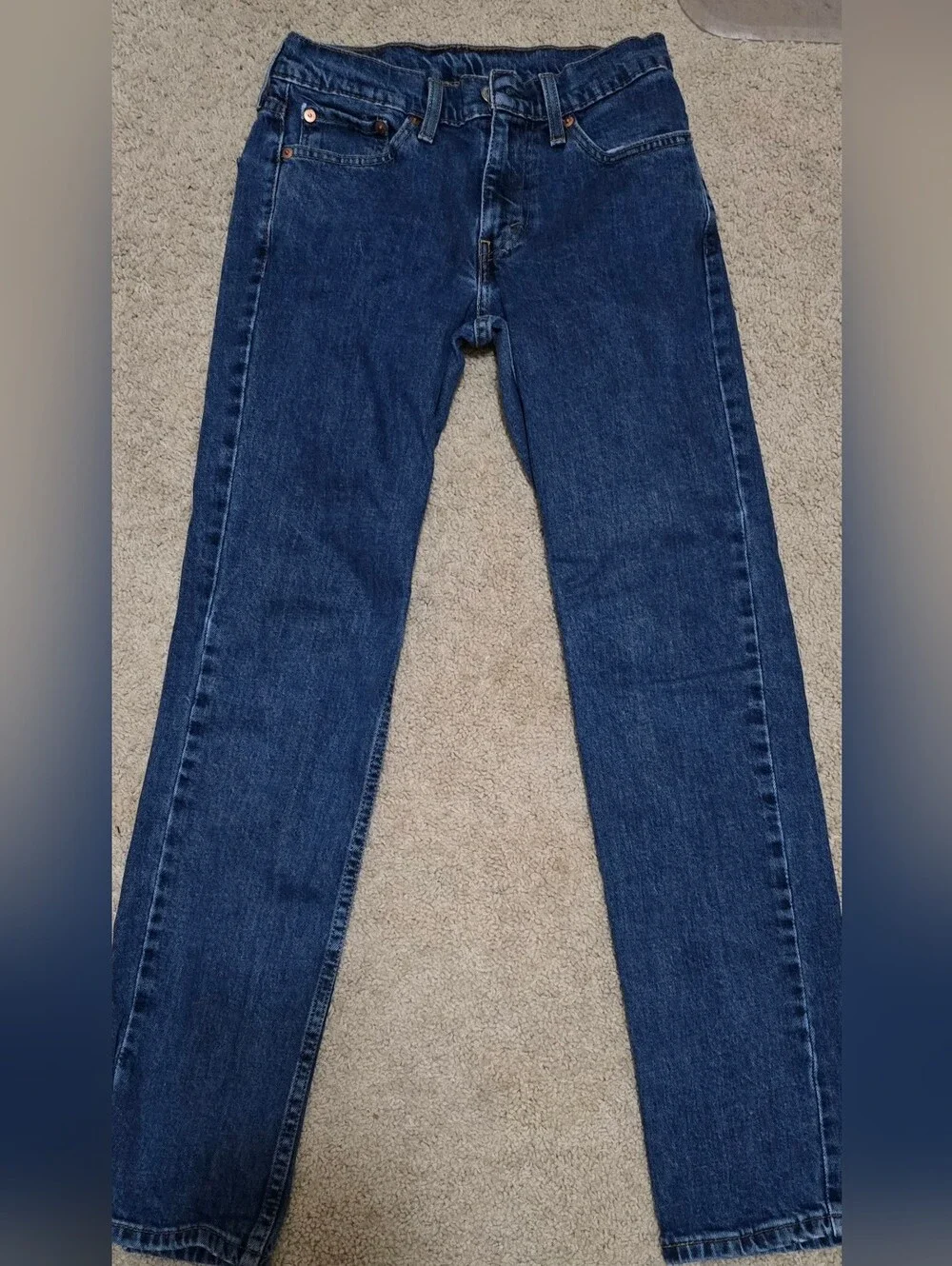 Levi's Men's Dark Blue Straight Jeans